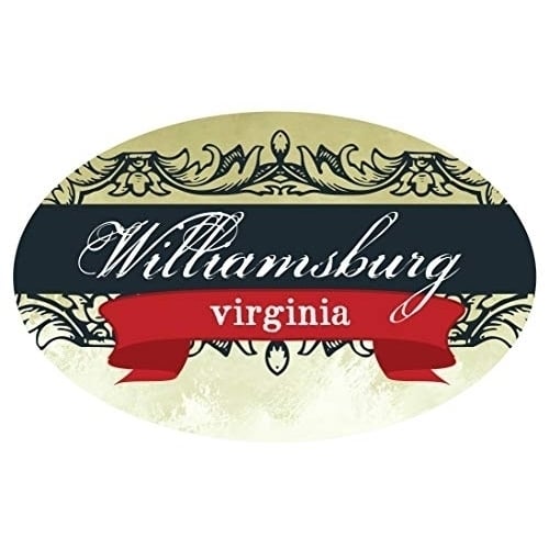 Williamsburg Virginia Historic Town Souvenir Large 11X14 Oval Magnet Image 1