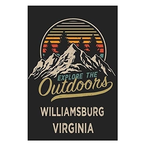 Williamsburg Virginia Souvenir 2x3-Inch Fridge Magnet Explore The Outdoors Image 1
