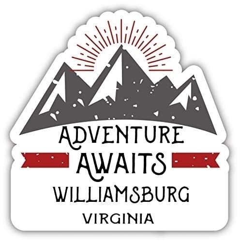 Williamsburg Virginia Souvenir 4 Inch Vinyl Decal Sticker Image 1