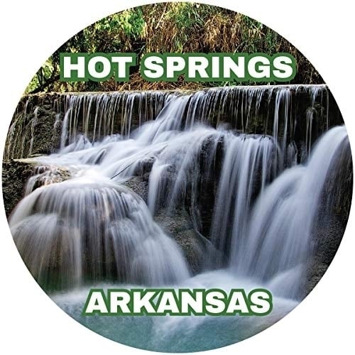 Hot Springs Arkansas Beverage Paper Coasters 4 Pack Image 1