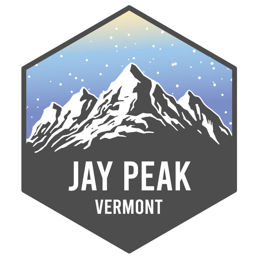 Jay Peak Vermont Ski Adventures Souvenir 4 Inch Vinyl Decal Sticker Image 1