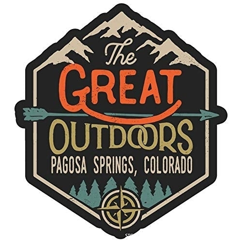 Pagosa Springs Colorado The Great Outdoors Design 4-Inch Fridge Magnet Image 1