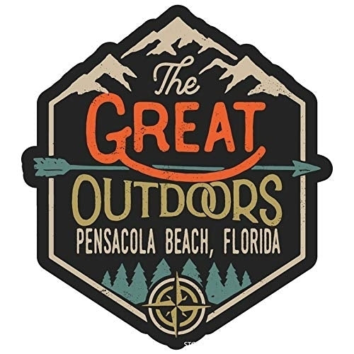 Pensacola Beach Florida The Great Outdoors Design 4-Inch Fridge Magnet Image 1