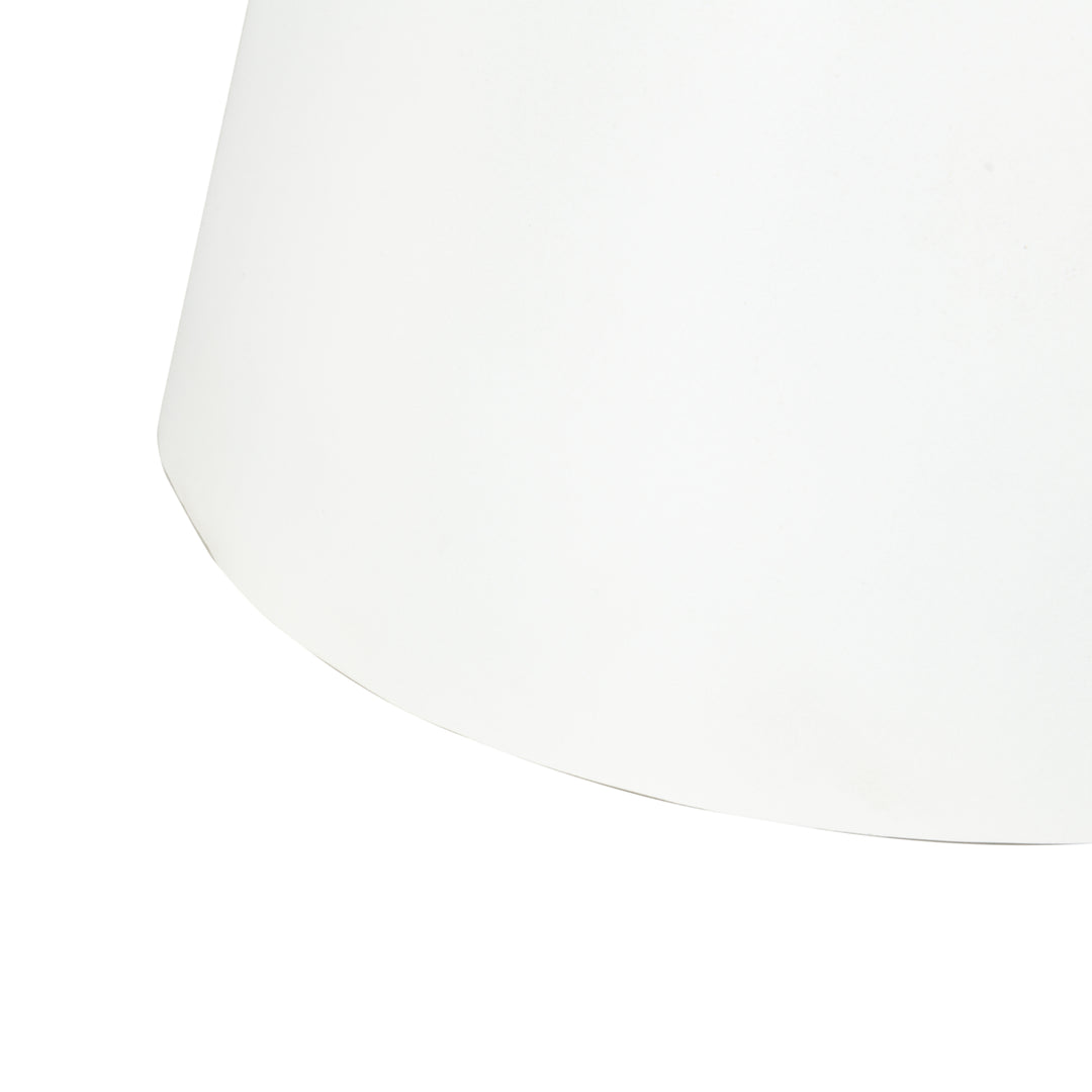 SAFAVIEH Mila Pedestal End Table White / White Image 7