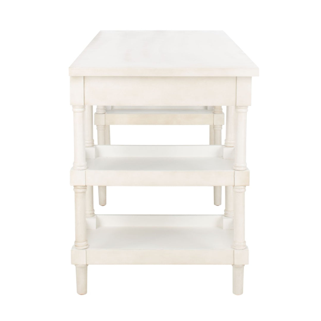 SAFAVIEH Dixon Desk White Washed Image 8