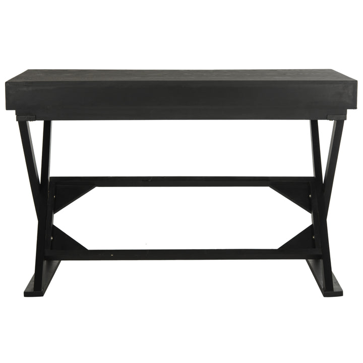 SAFAVIEH Gilbert Desk Distressed / Black Image 9