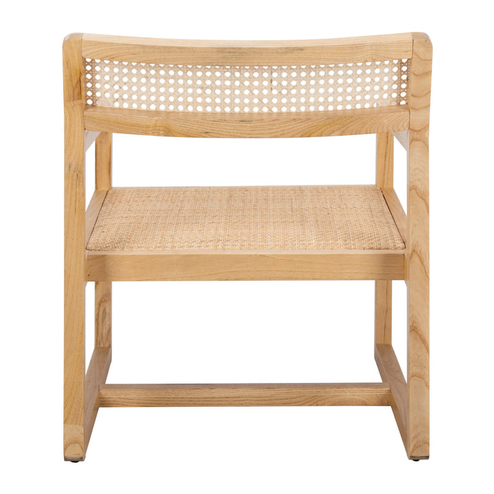 SAFAVIEH Lula Cane Accent Chair Natural Image 7