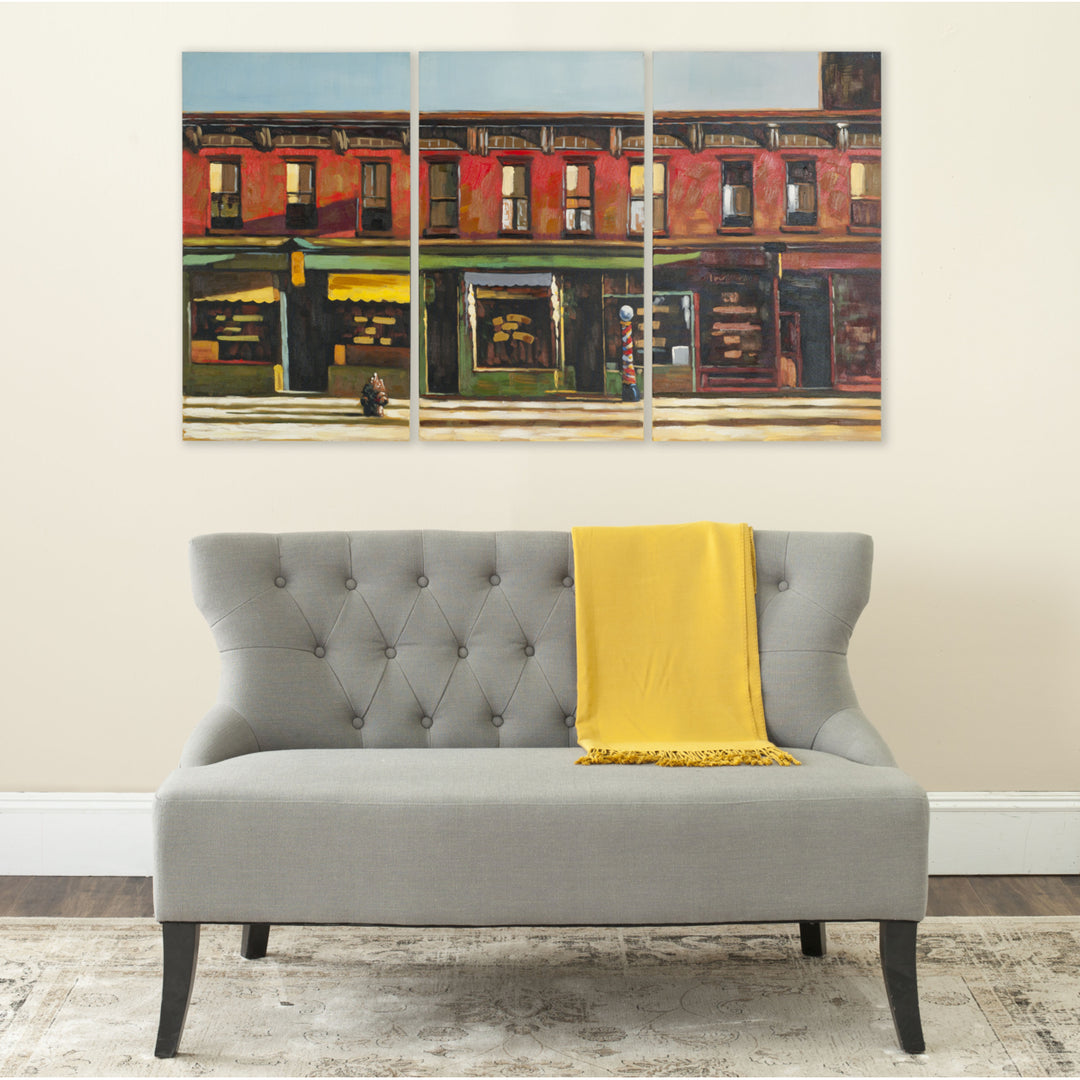 SAFAVIEH Main Street Triptych Wall Art 20" x 20" Image 1