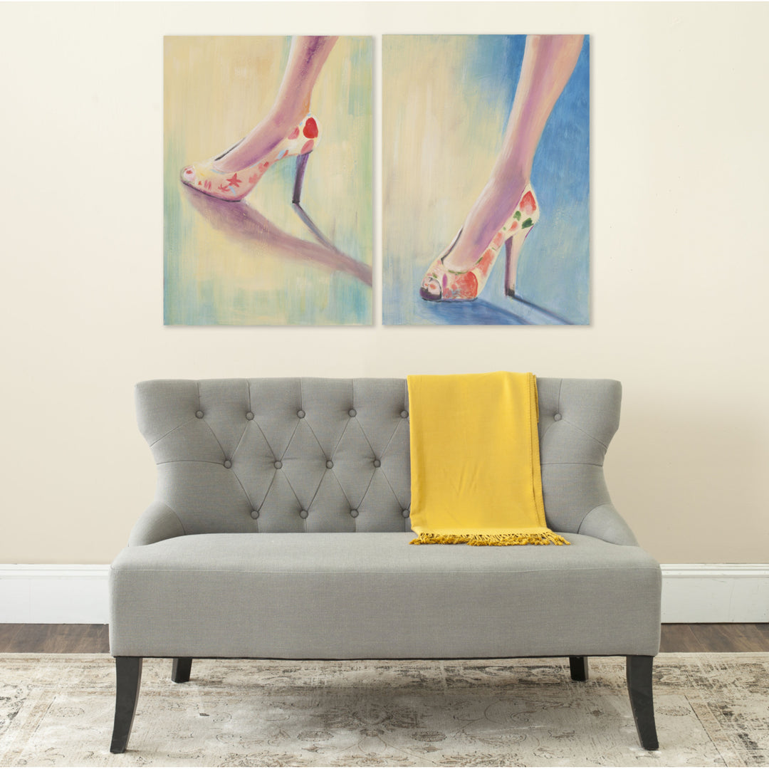 SAFAVIEH Summer Shooz Diptych Wall Art 20" x 28" Image 1