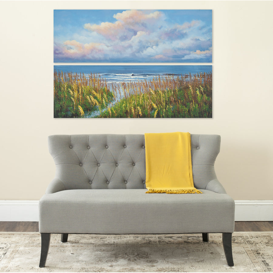 SAFAVIEH Beach Walk Diptych Wall Art 16" x 48" Image 1