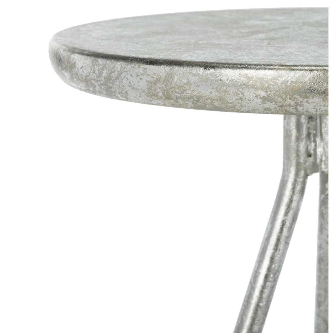 SAFAVIEH Galexia Bar Stool Silver / Leaf Image 7