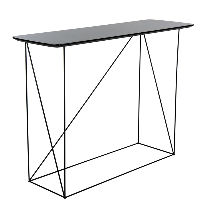 SAFAVIEH Rylee Rectangle Console Table Dark Grey / Black Image 3