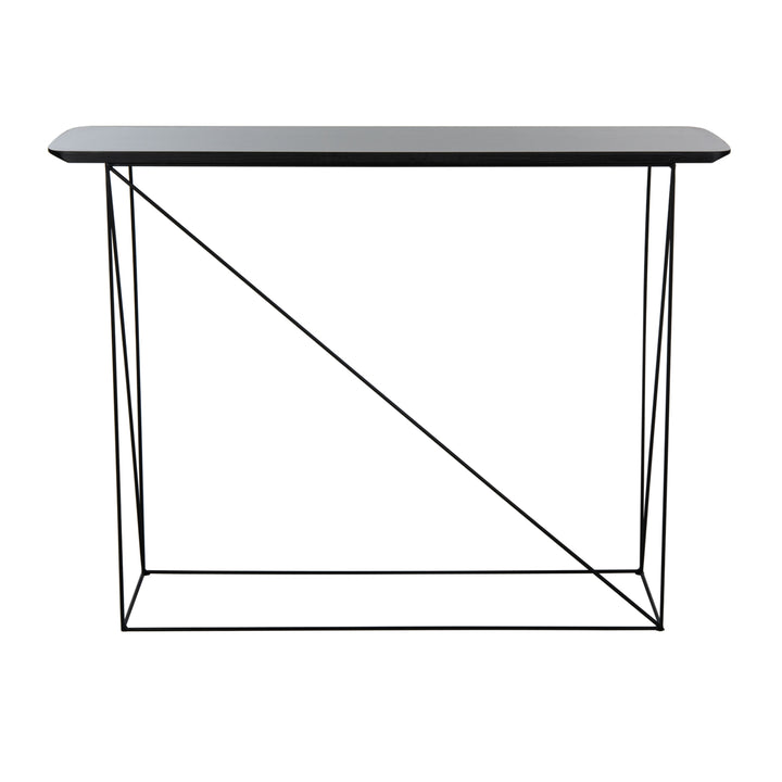 SAFAVIEH Rylee Rectangle Console Table Dark Grey / Black Image 6