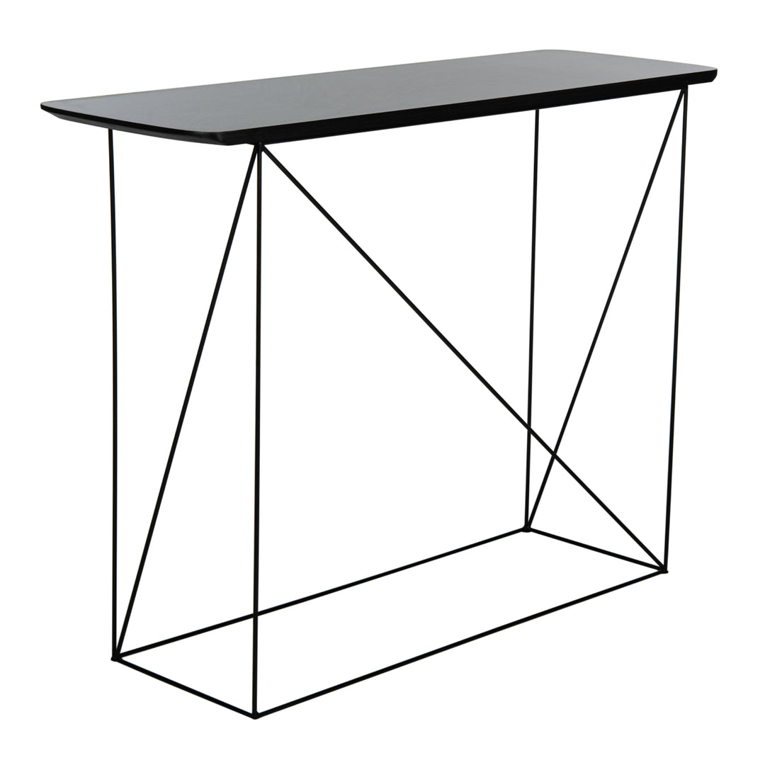 SAFAVIEH Rylee Rectangle Console Table Dark Grey / Black Image 9