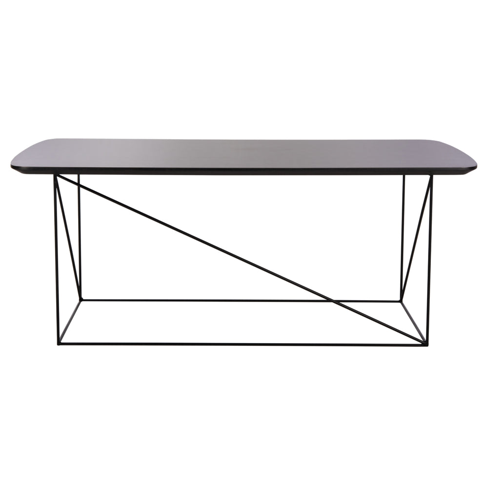 SAFAVIEH Rylee Rectangle Coffee Table Grey / Black Image 2