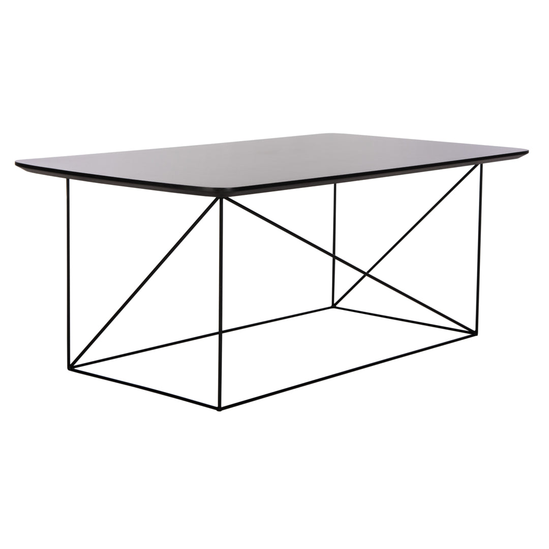 SAFAVIEH Rylee Rectangle Coffee Table Grey / Black Image 3