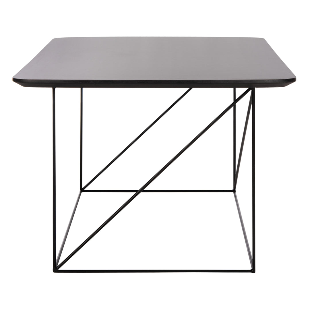 SAFAVIEH Rylee Rectangle Coffee Table Grey / Black Image 8