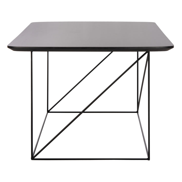 SAFAVIEH Rylee Rectangle Coffee Table Grey / Black Image 8