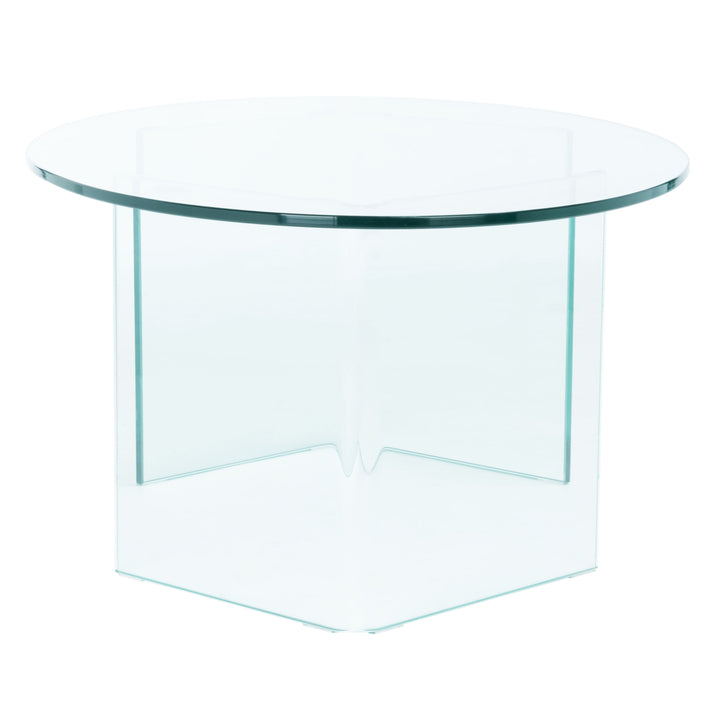 SAFAVIEH Carsten Tempered Glass Coffee Table Clear Image 8