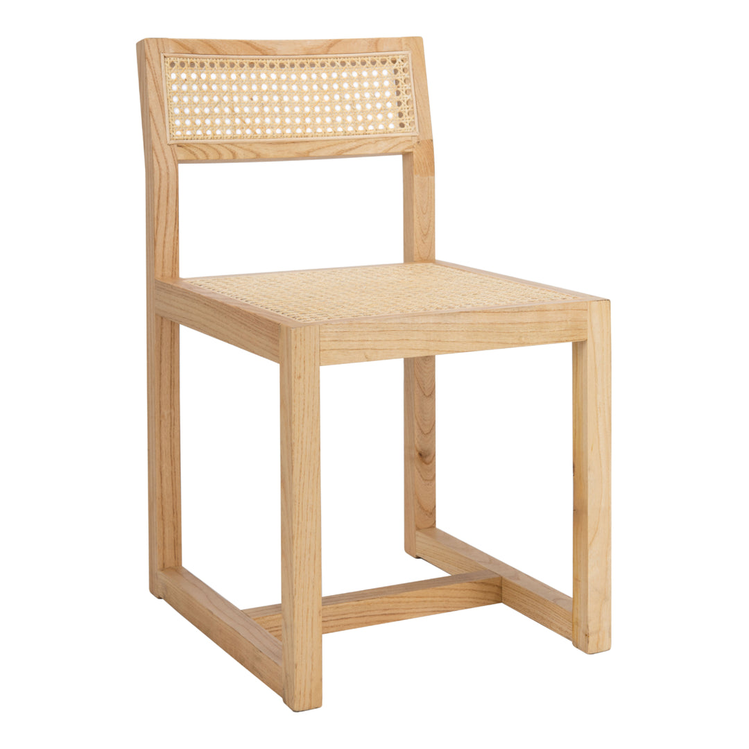 SAFAVIEH Bernice Cane Dining Chair Natural Image 3