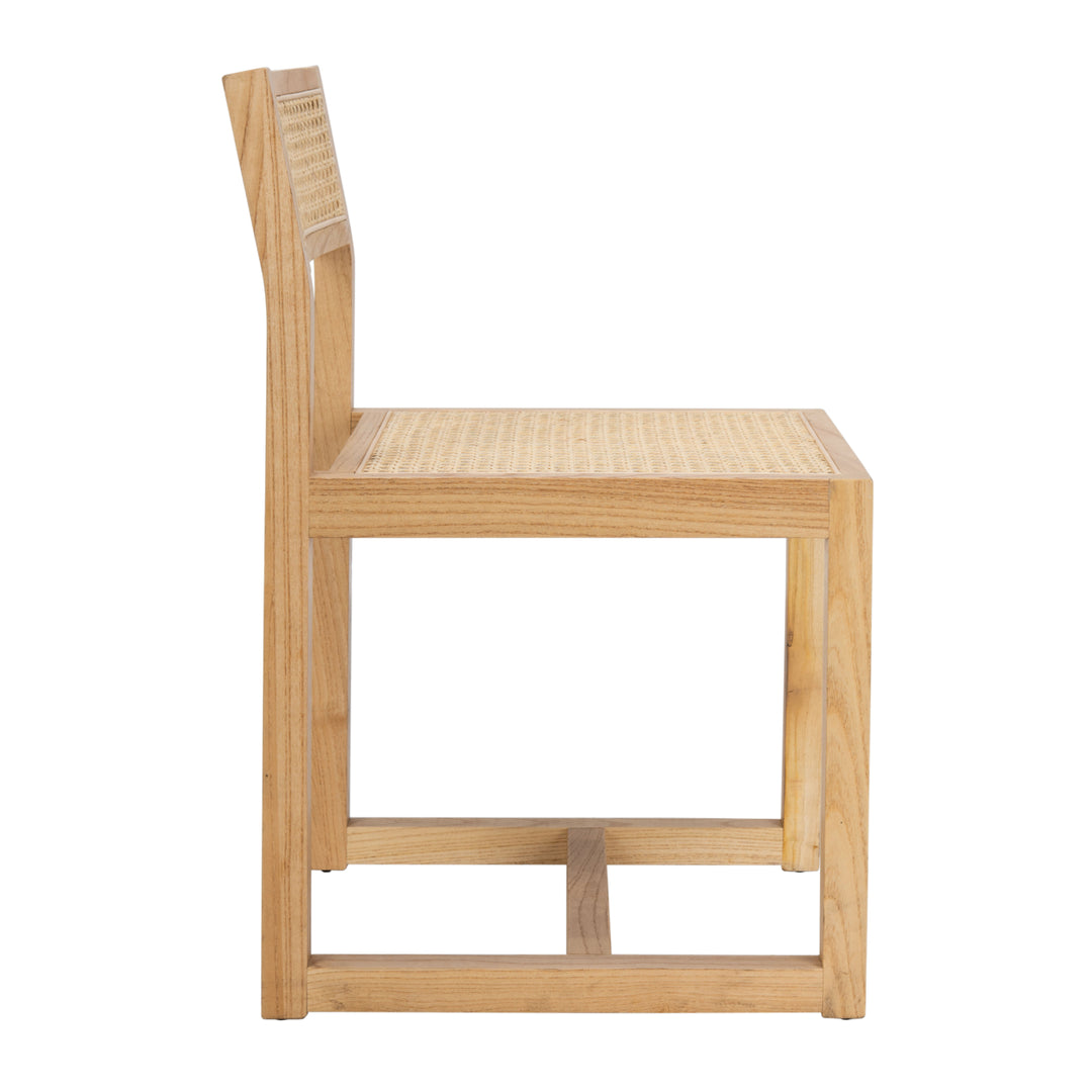 SAFAVIEH Bernice Cane Dining Chair Natural Image 9