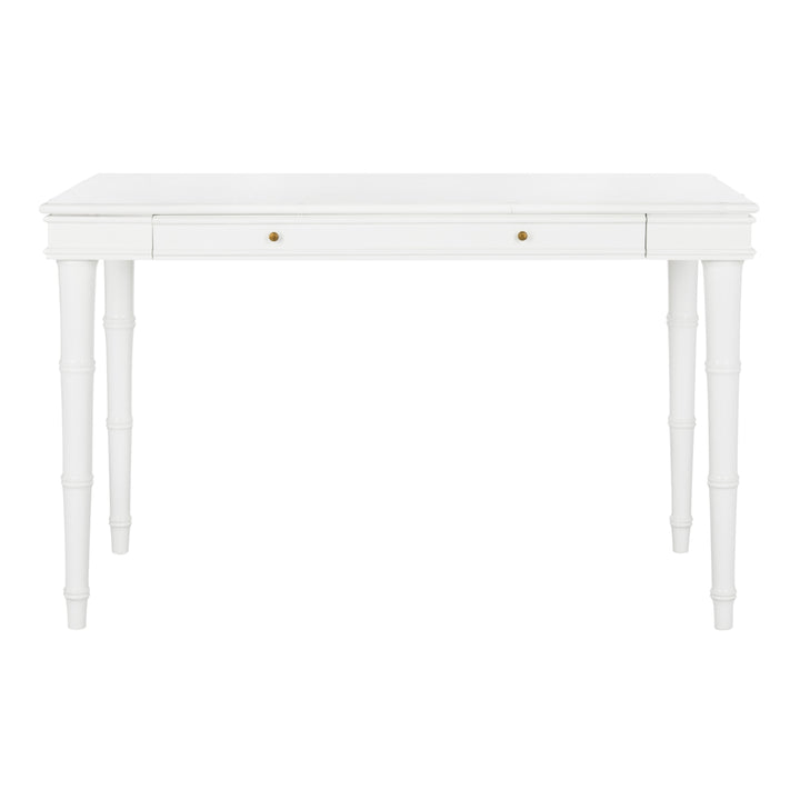 SAFAVIEH Noely Single Drawer Writing Desk White Image 2