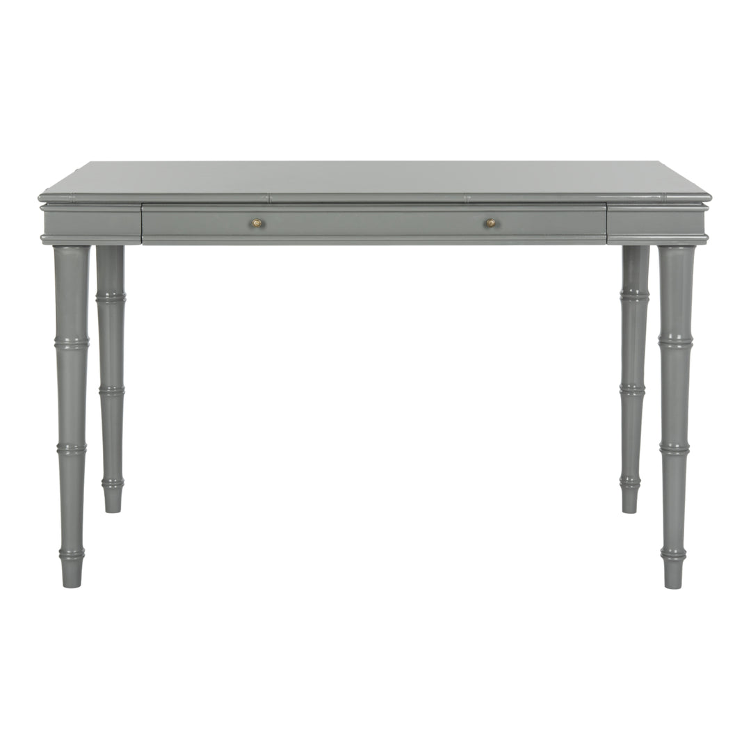 SAFAVIEH Noely Single Drawer Writing Desk Grey Image 2