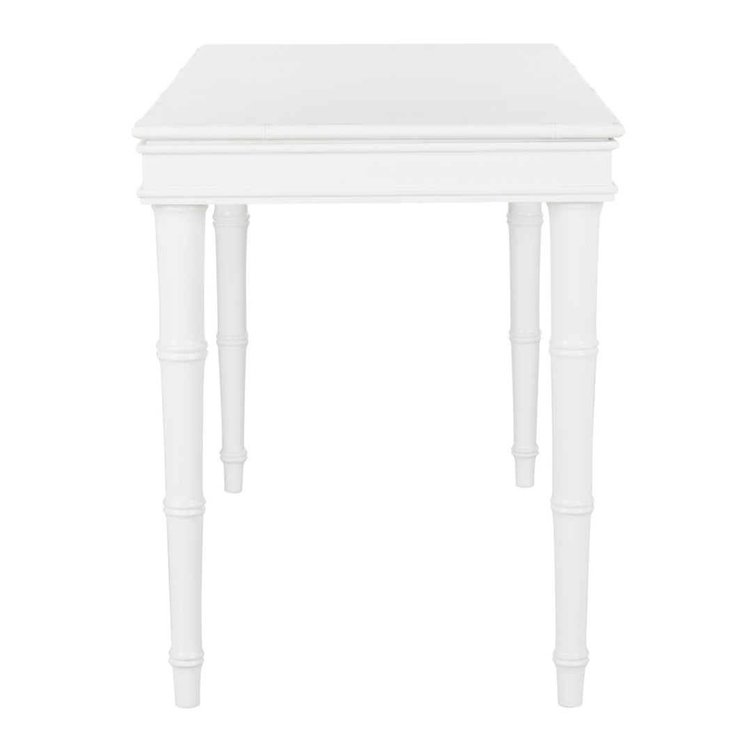 SAFAVIEH Noely Single Drawer Writing Desk White Image 8