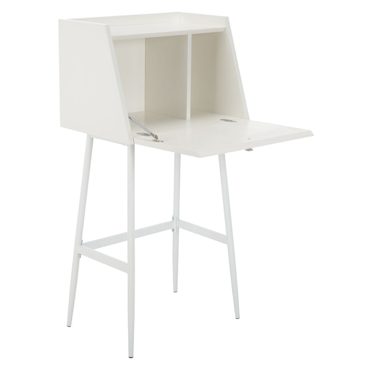 SAFAVIEH Xander Modern Secretary Desk White / White Image 3