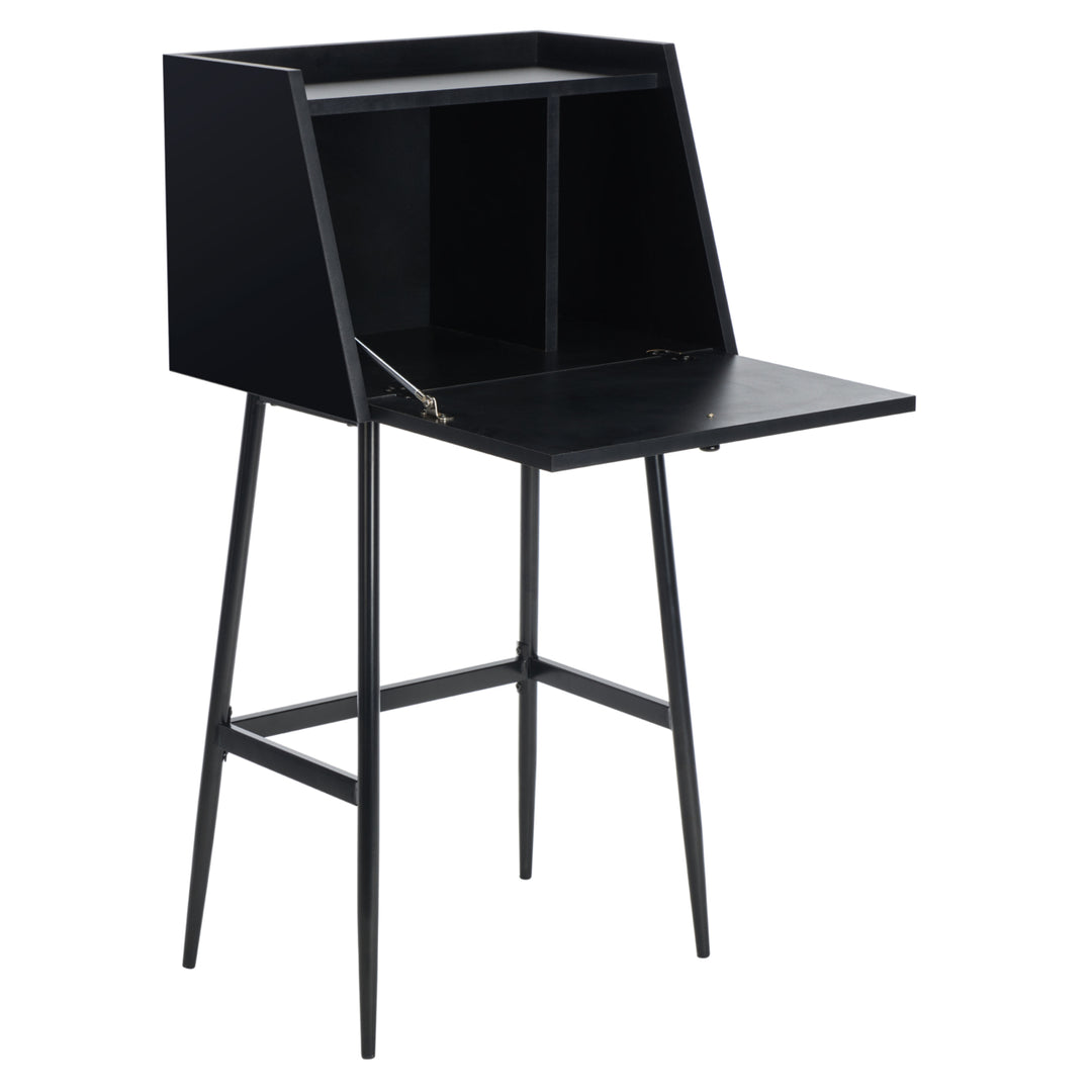 SAFAVIEH Xander Modern Secretary Desk Black Image 3