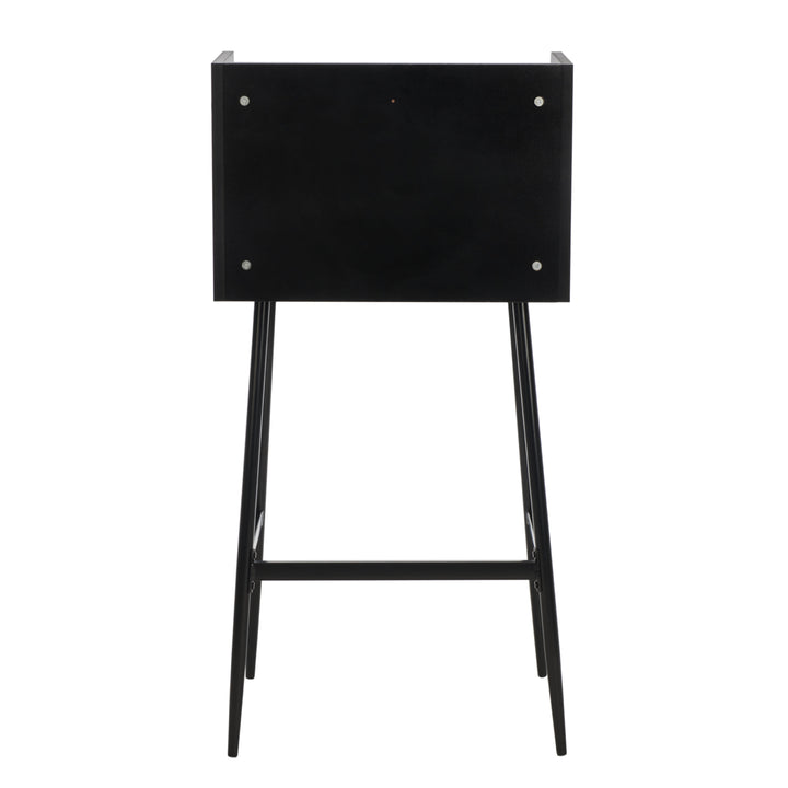 SAFAVIEH Xander Modern Secretary Desk Black Image 7