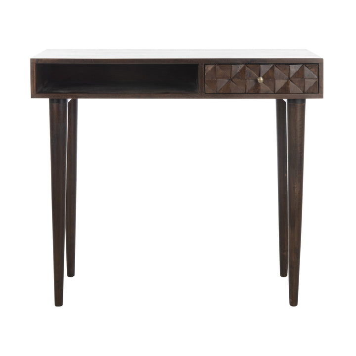 SAFAVIEH Zinnia Desk Walnut Image 3