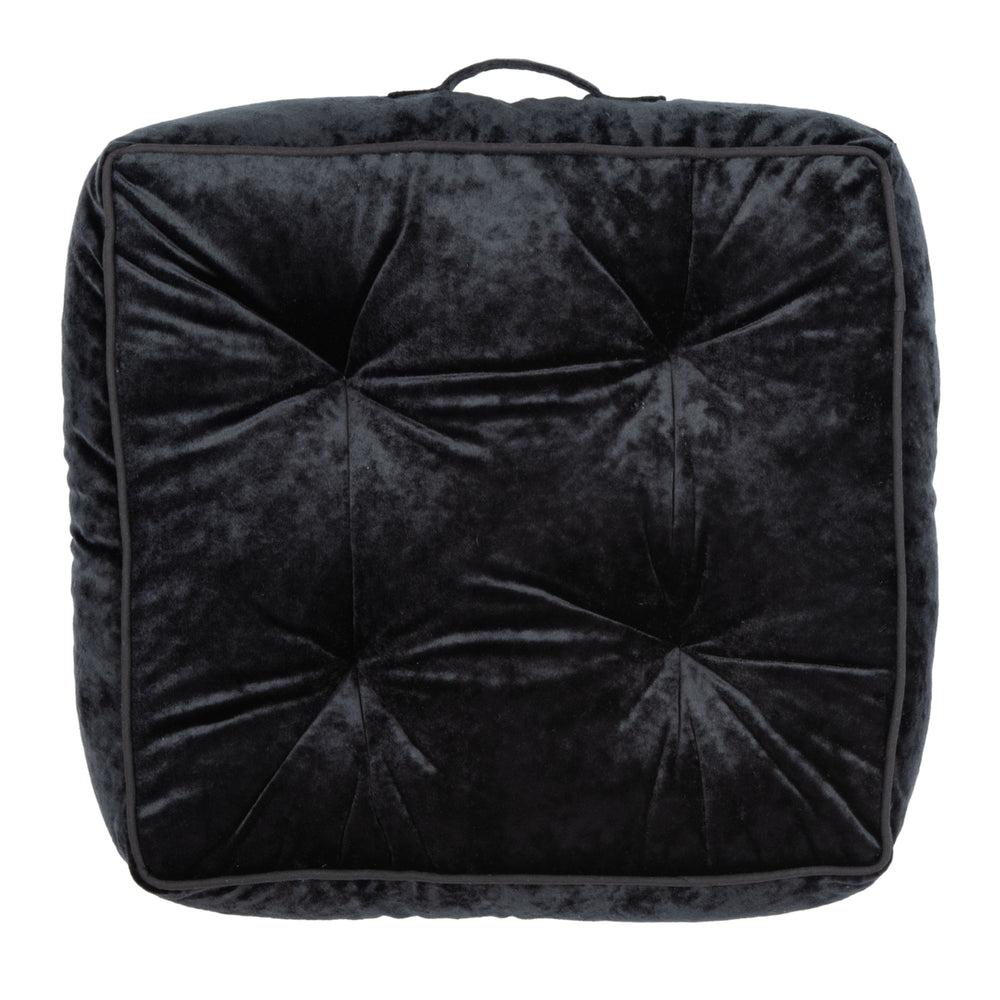 SAFAVIEH Primrose Floor Pillow Black Image 2