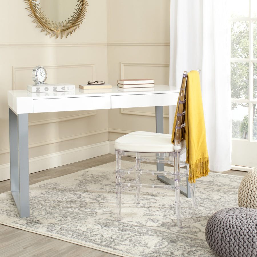 SAFAVIEH Barton Desk White / Grey Image 1