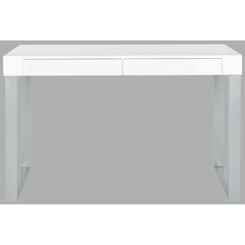 SAFAVIEH Barton Desk White / Grey Image 2