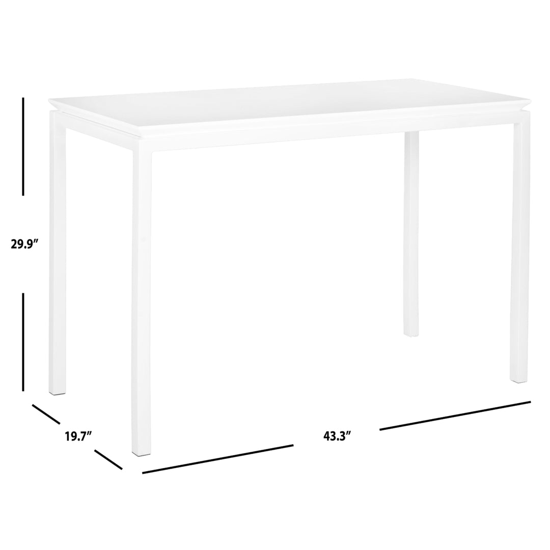 SAFAVIEH Duke Desk White Image 4