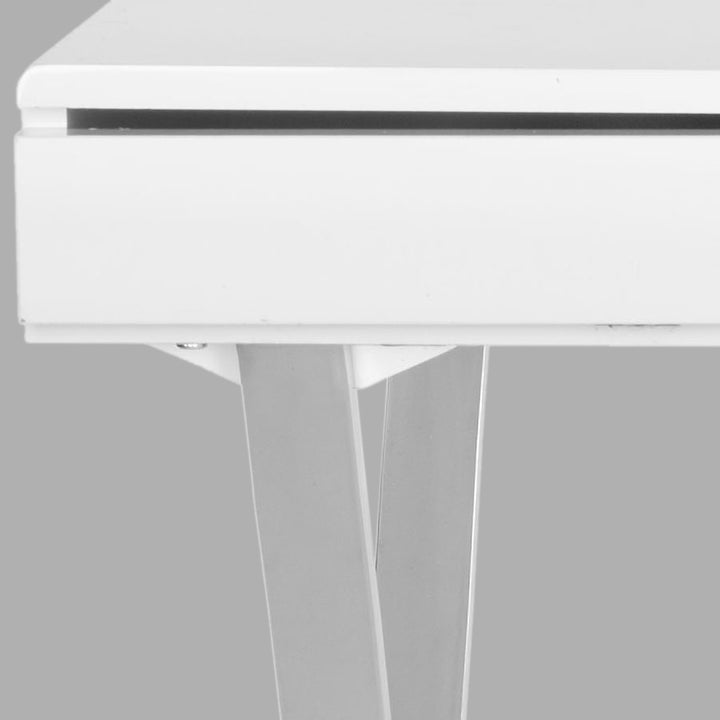 SAFAVIEH Gordon Desk White / Chrome Image 5