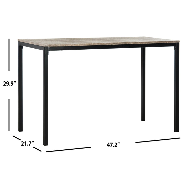 SAFAVIEH Janison 47" Writing Desk Brown / Brown Image 5