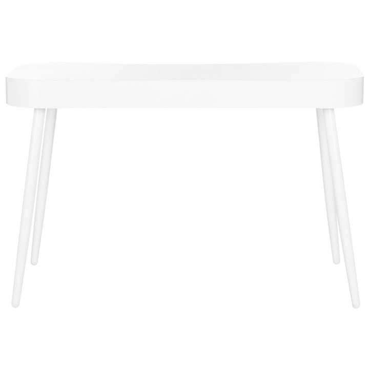 SAFAVIEH Madan Mid-Century Scandinavian One Drawer Desk White Image 10