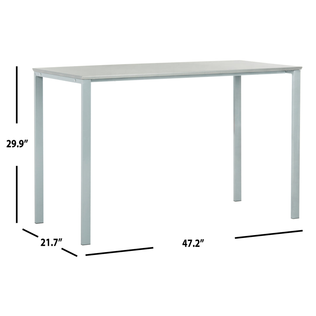 SAFAVIEH Dalit 47" Writing Desk Grey Image 5