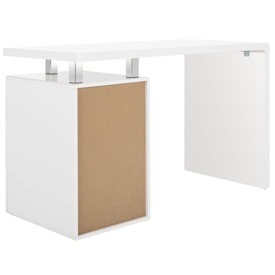 SAFAVIEH Orrin 3-Drawer Desk White Image 11