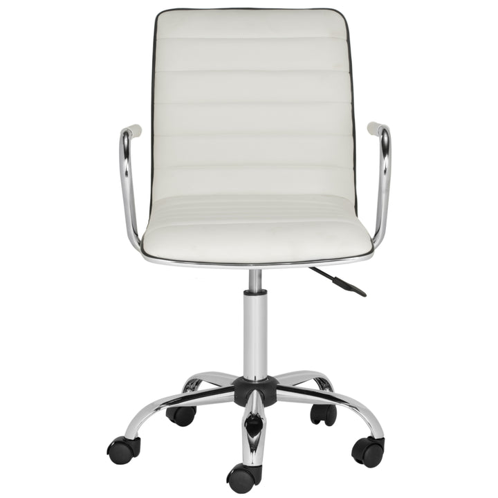 SAFAVIEH Jonika Swivel Desk Chair White Image 2