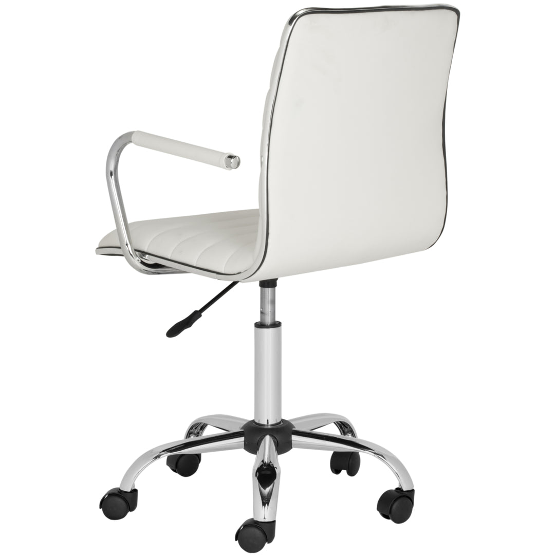 SAFAVIEH Jonika Swivel Desk Chair White Image 6