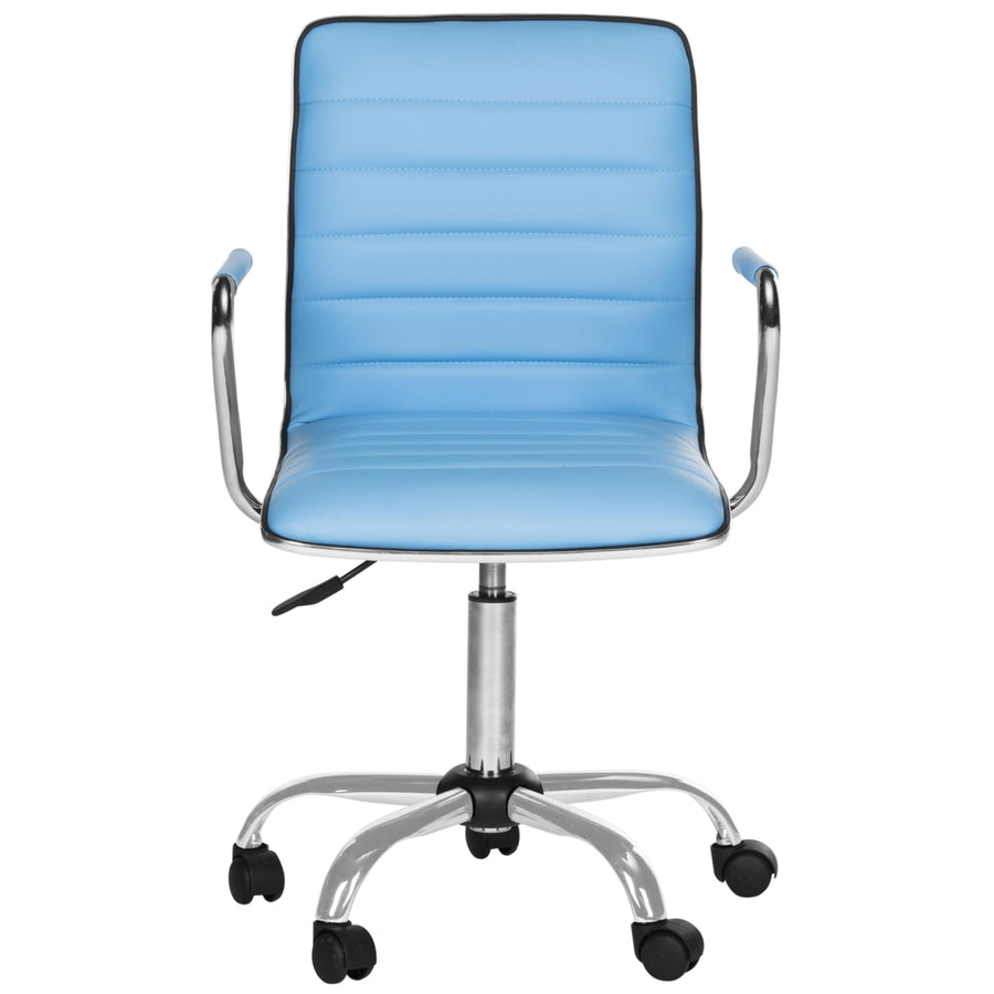 SAFAVIEH Jonika Desk Chair Blue Image 1