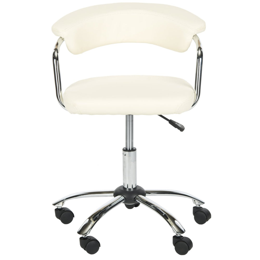 SAFAVIEH Pier Desk Chair Creme Image 2