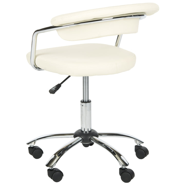 SAFAVIEH Pier Desk Chair Creme Image 6