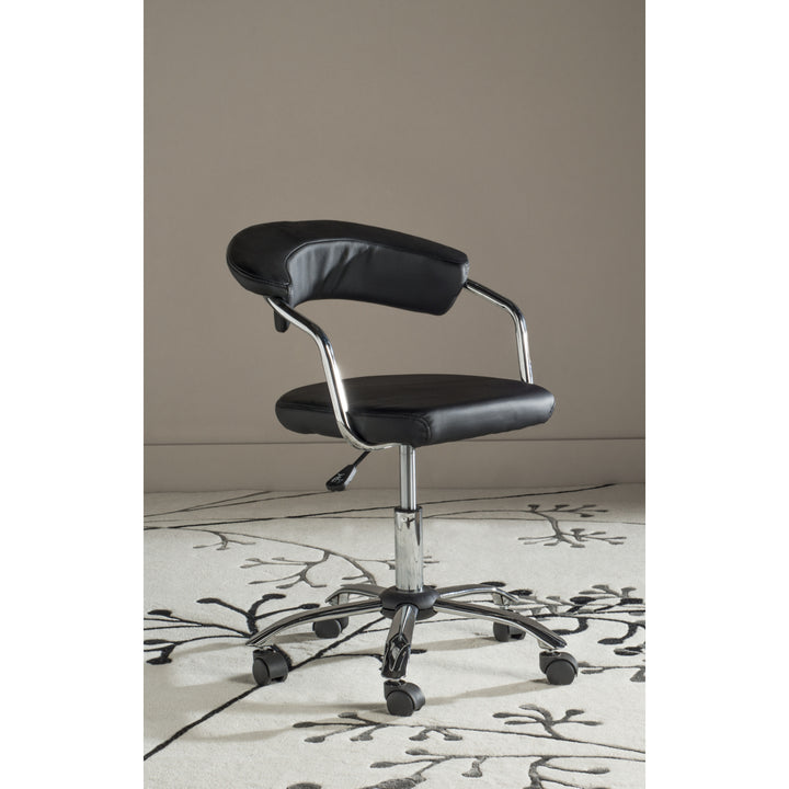 SAFAVIEH Pier Desk Chair Black Image 1