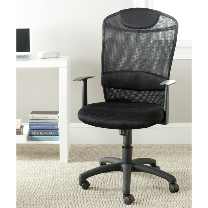 SAFAVIEH Shane Desk Chair Black Image 1