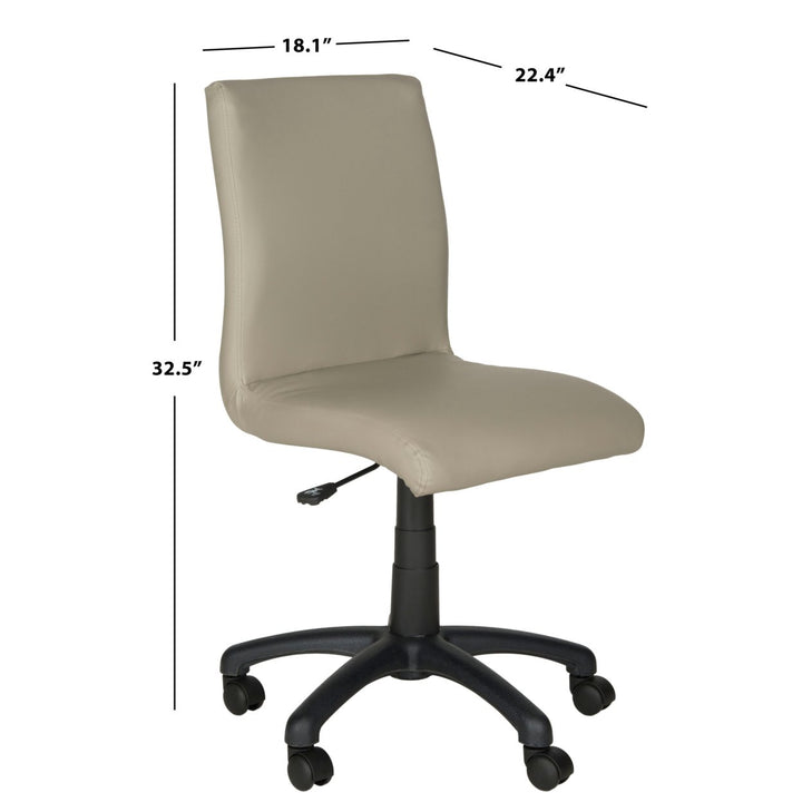 SAFAVIEH Hal Desk Chair Grey Image 4