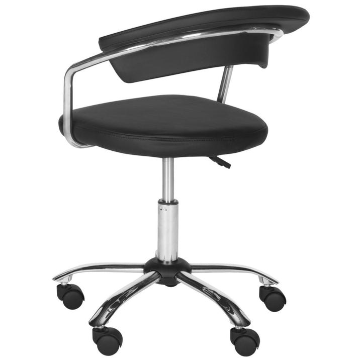 SAFAVIEH Pier Desk Chair Black Image 6